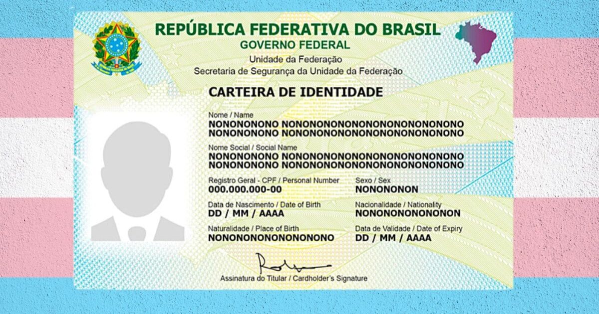 Deputado Guilherme Cortez apresenta PL para isentar taxa de 2ª Via de RG para pessoas trans